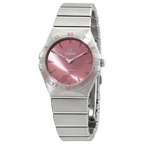 omega pink watch